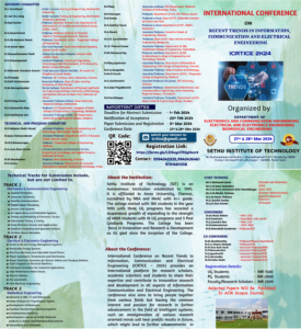 International Conference on Recent Trends in Information, Communication and Electrical Engineering ICRTICE 2K24.